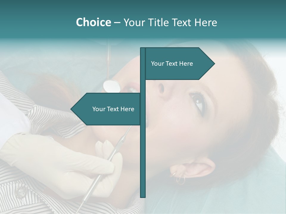 Close Mouth Healthy PowerPoint Template