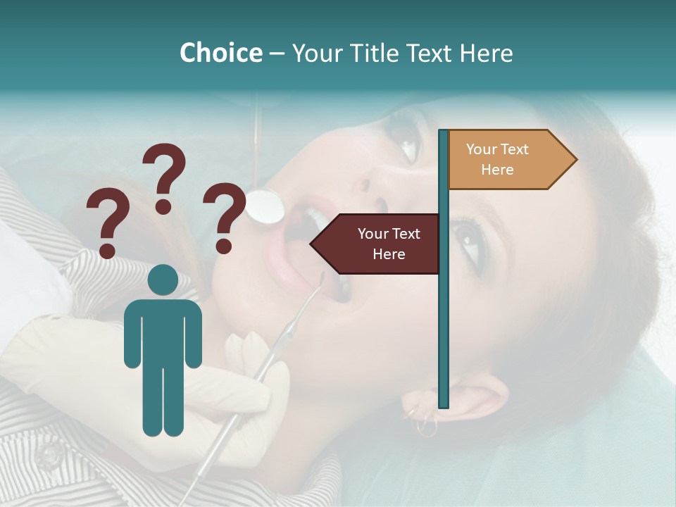 Close Mouth Healthy PowerPoint Template