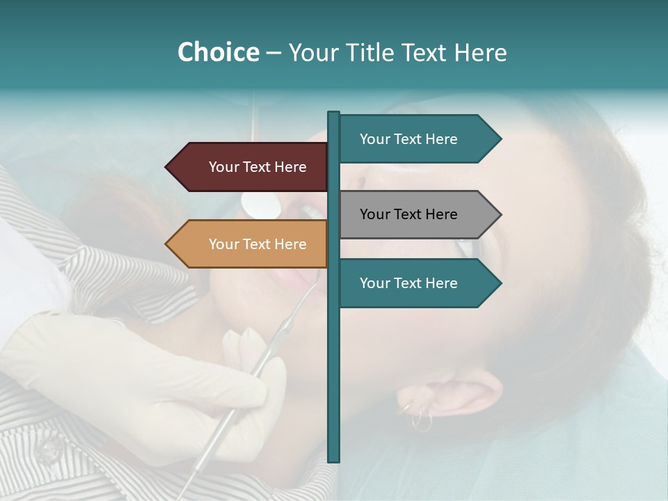Close Mouth Healthy PowerPoint Template