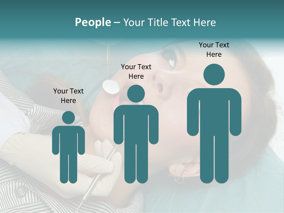 Close Mouth Healthy PowerPoint Template