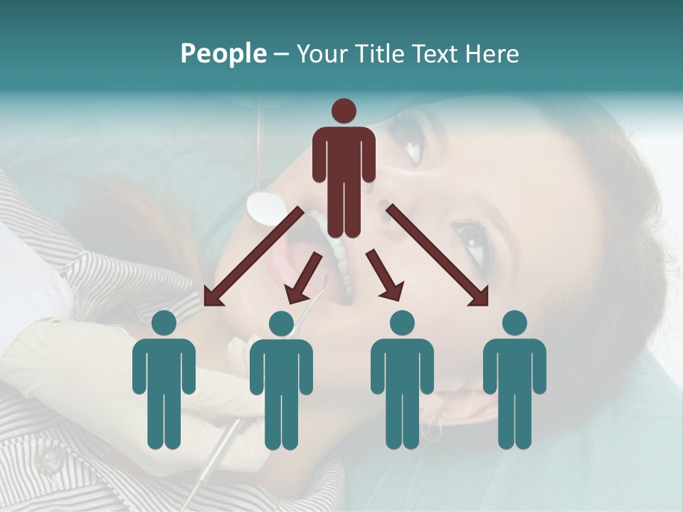 Close Mouth Healthy PowerPoint Template