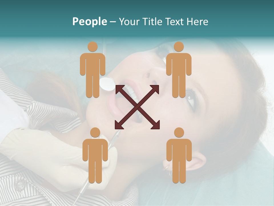 Close Mouth Healthy PowerPoint Template