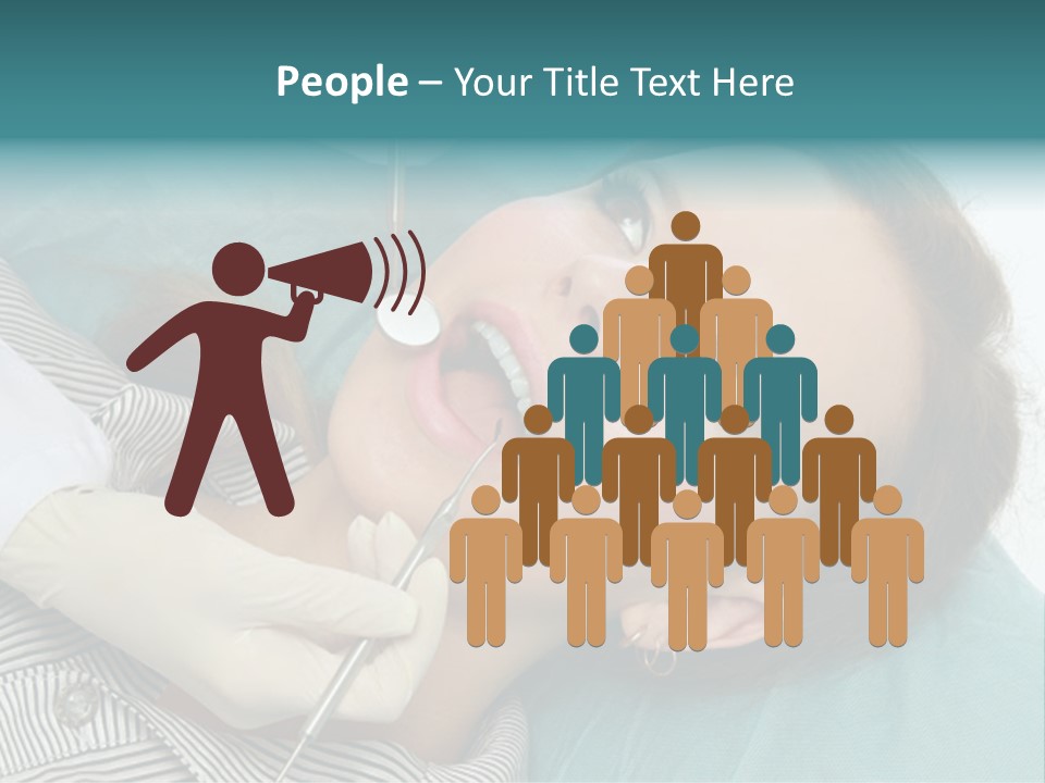 Close Mouth Healthy PowerPoint Template