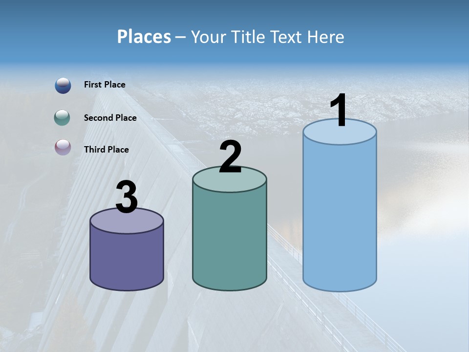 Dam Hydroelectric Autumn PowerPoint Template