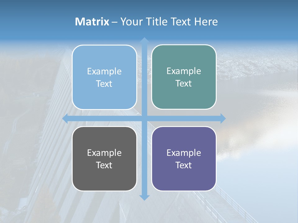 Dam Hydroelectric Autumn PowerPoint Template