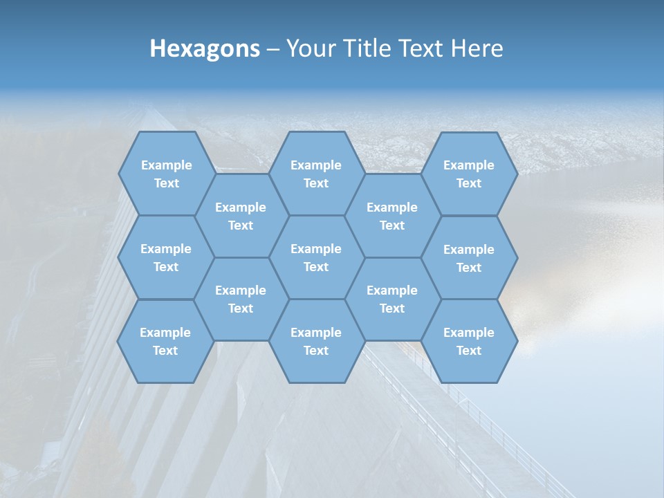 Dam Hydroelectric Autumn PowerPoint Template