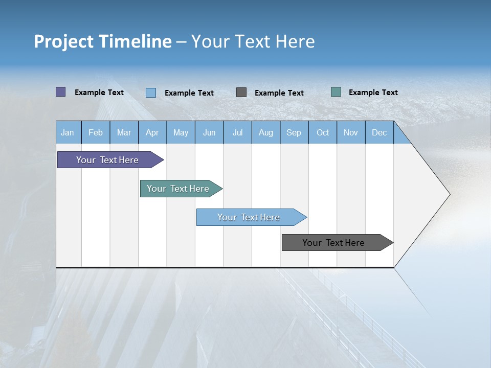 Dam Hydroelectric Autumn PowerPoint Template