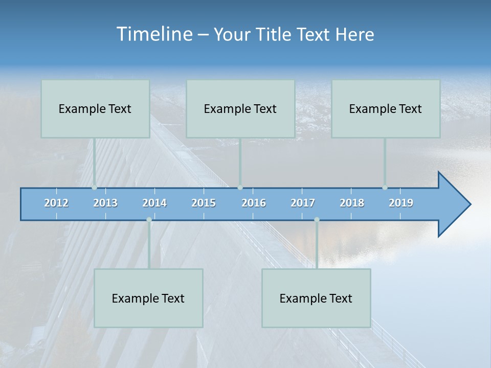 Dam Hydroelectric Autumn PowerPoint Template