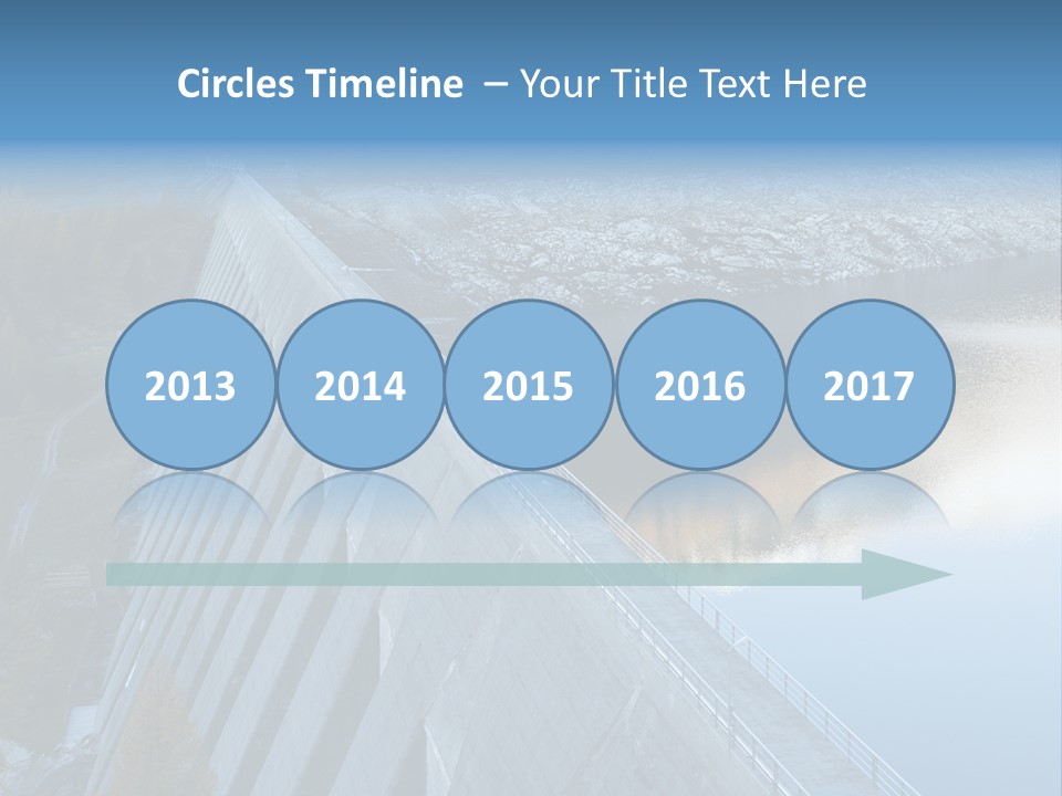 Dam Hydroelectric Autumn PowerPoint Template