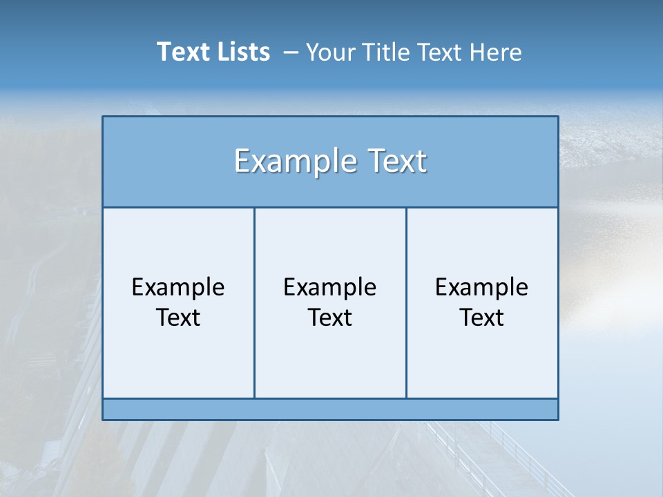 Dam Hydroelectric Autumn PowerPoint Template
