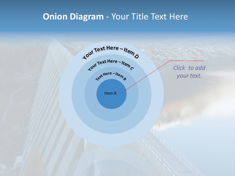 Dam Hydroelectric Autumn PowerPoint Template