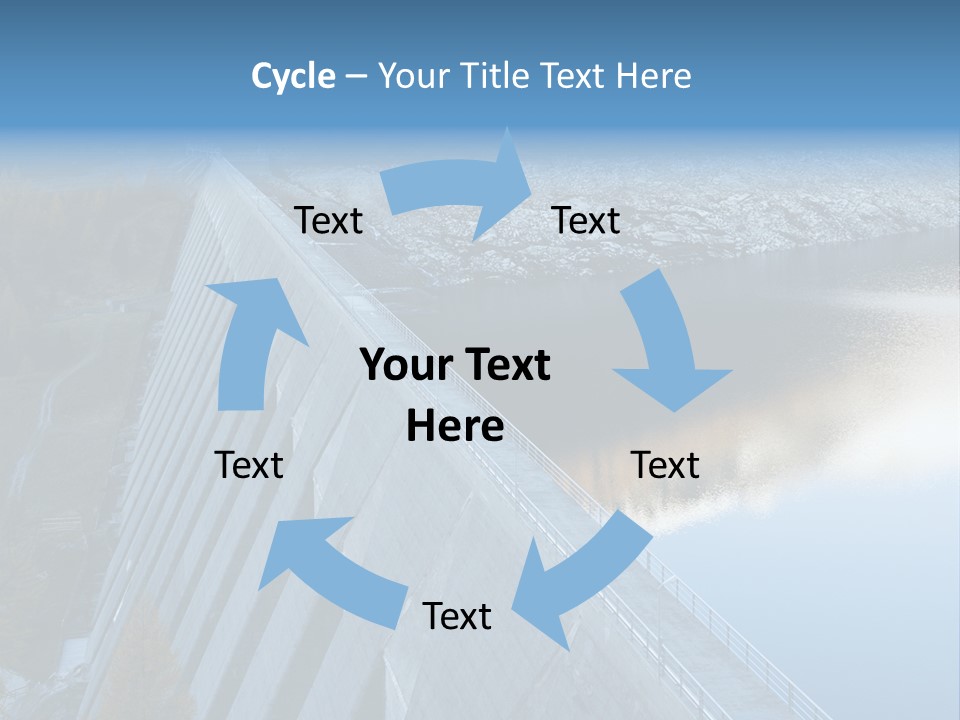 Dam Hydroelectric Autumn PowerPoint Template