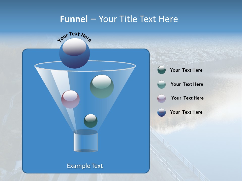 Dam Hydroelectric Autumn PowerPoint Template