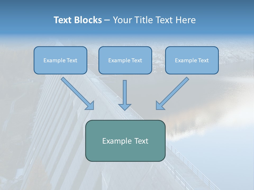Dam Hydroelectric Autumn PowerPoint Template
