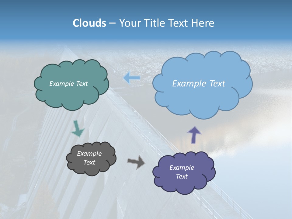 Dam Hydroelectric Autumn PowerPoint Template