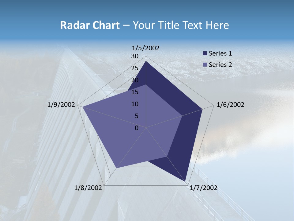 Dam Hydroelectric Autumn PowerPoint Template