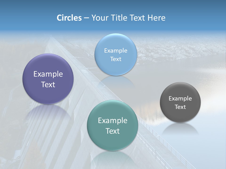 Dam Hydroelectric Autumn PowerPoint Template