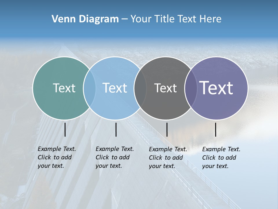Dam Hydroelectric Autumn PowerPoint Template