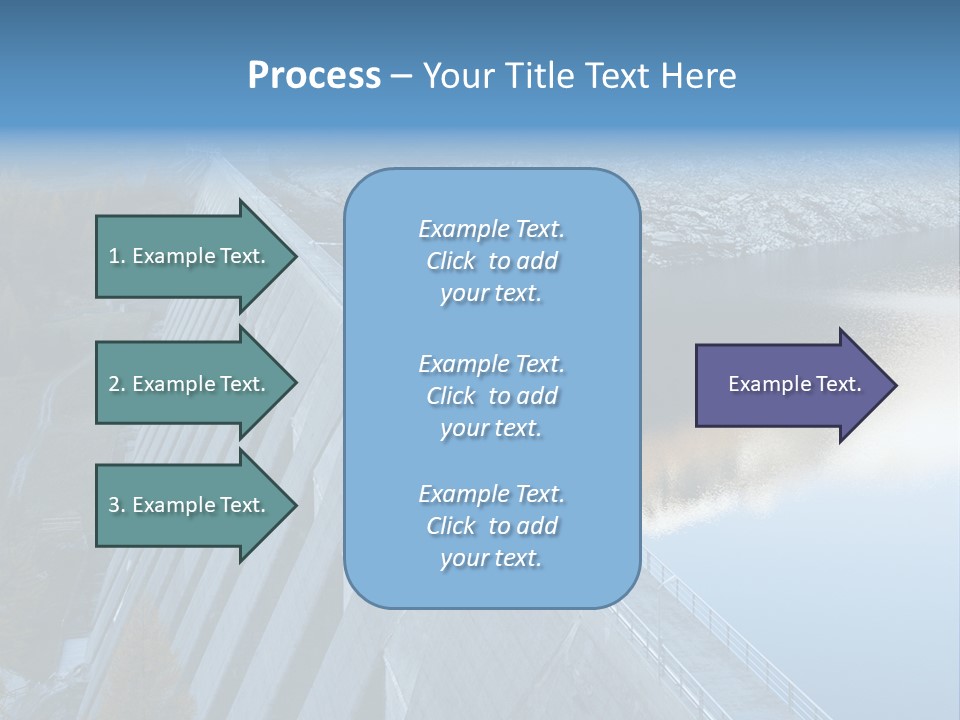 Dam Hydroelectric Autumn PowerPoint Template
