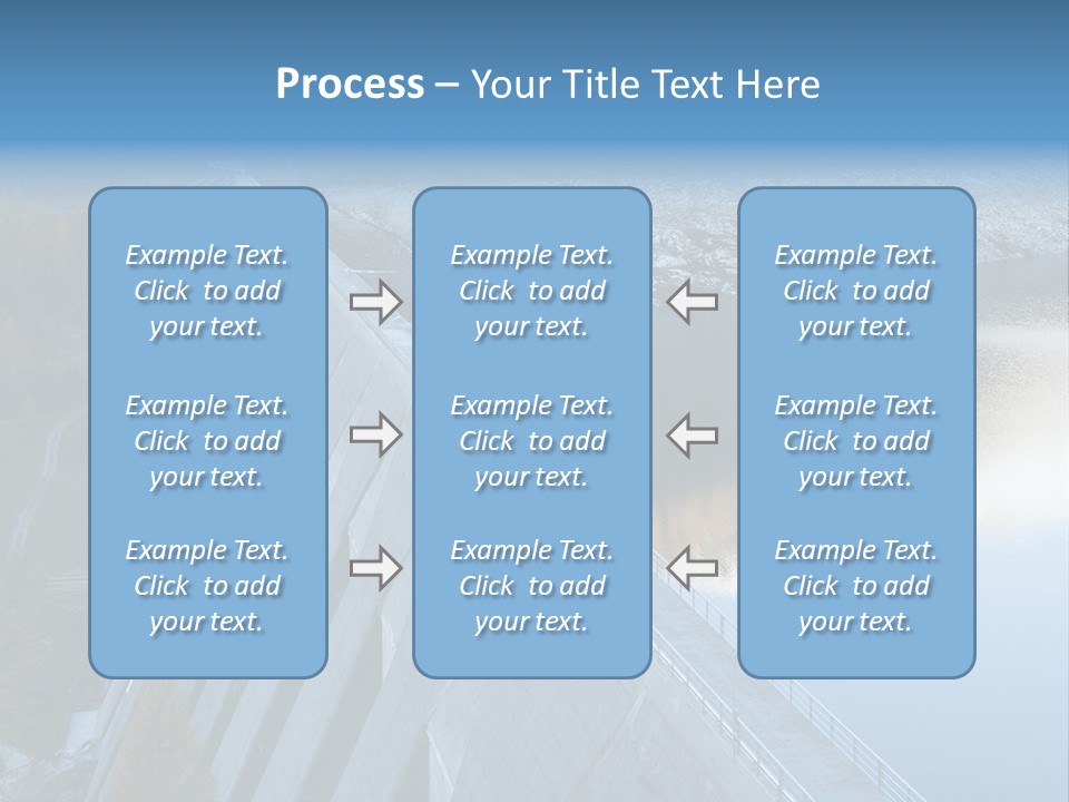Dam Hydroelectric Autumn PowerPoint Template