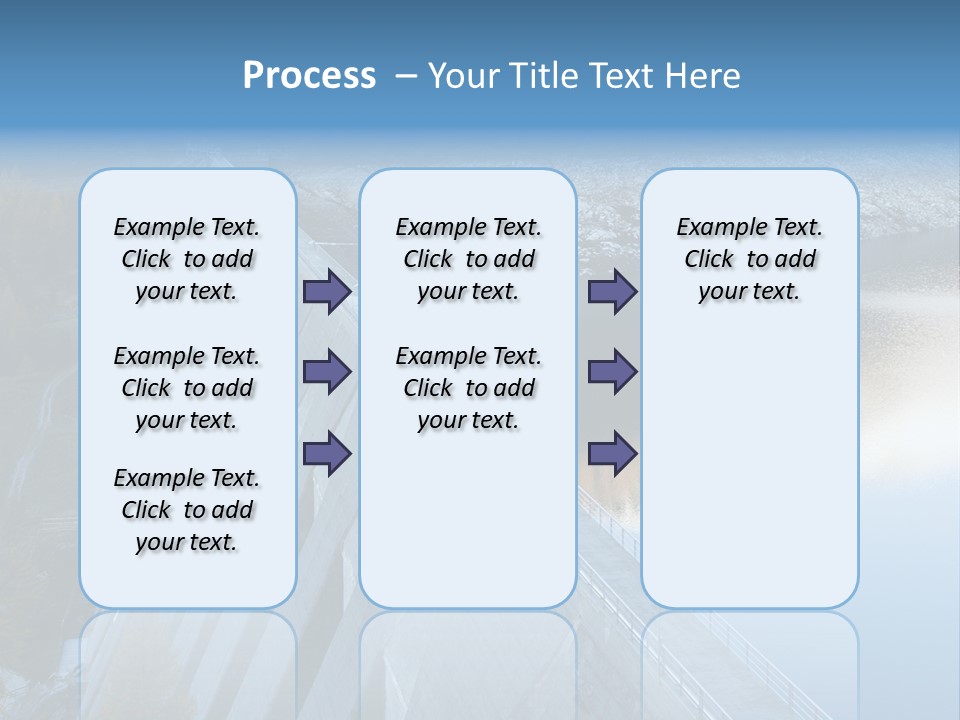 Dam Hydroelectric Autumn PowerPoint Template