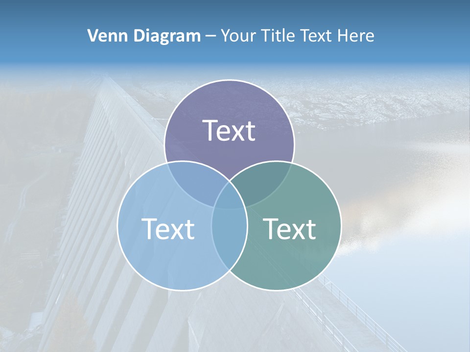 Dam Hydroelectric Autumn PowerPoint Template