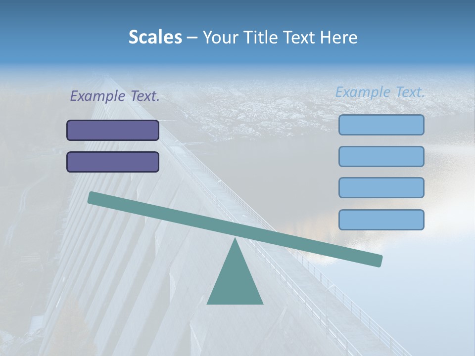 Dam Hydroelectric Autumn PowerPoint Template