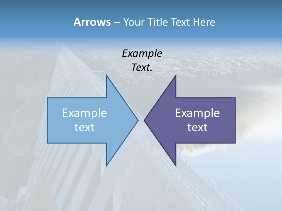 Dam Hydroelectric Autumn PowerPoint Template