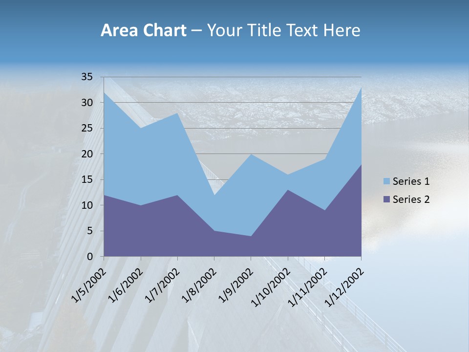 Dam Hydroelectric Autumn PowerPoint Template