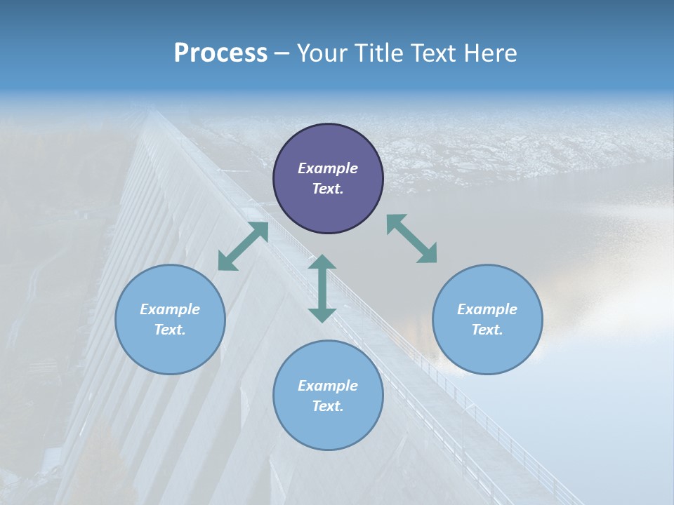 Dam Hydroelectric Autumn PowerPoint Template