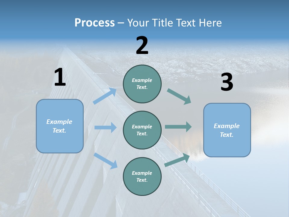 Dam Hydroelectric Autumn PowerPoint Template