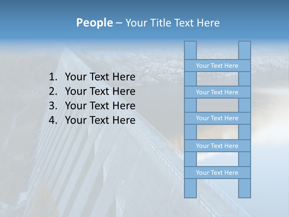 Dam Hydroelectric Autumn PowerPoint Template