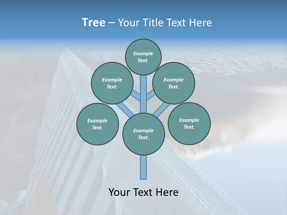 Dam Hydroelectric Autumn PowerPoint Template