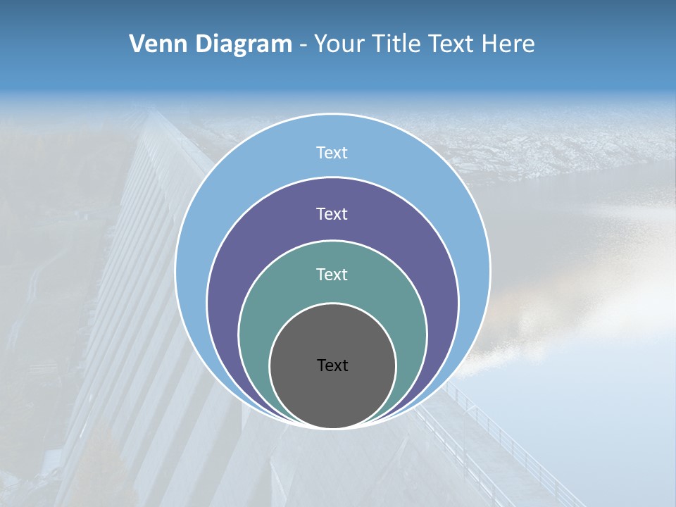 Dam Hydroelectric Autumn PowerPoint Template