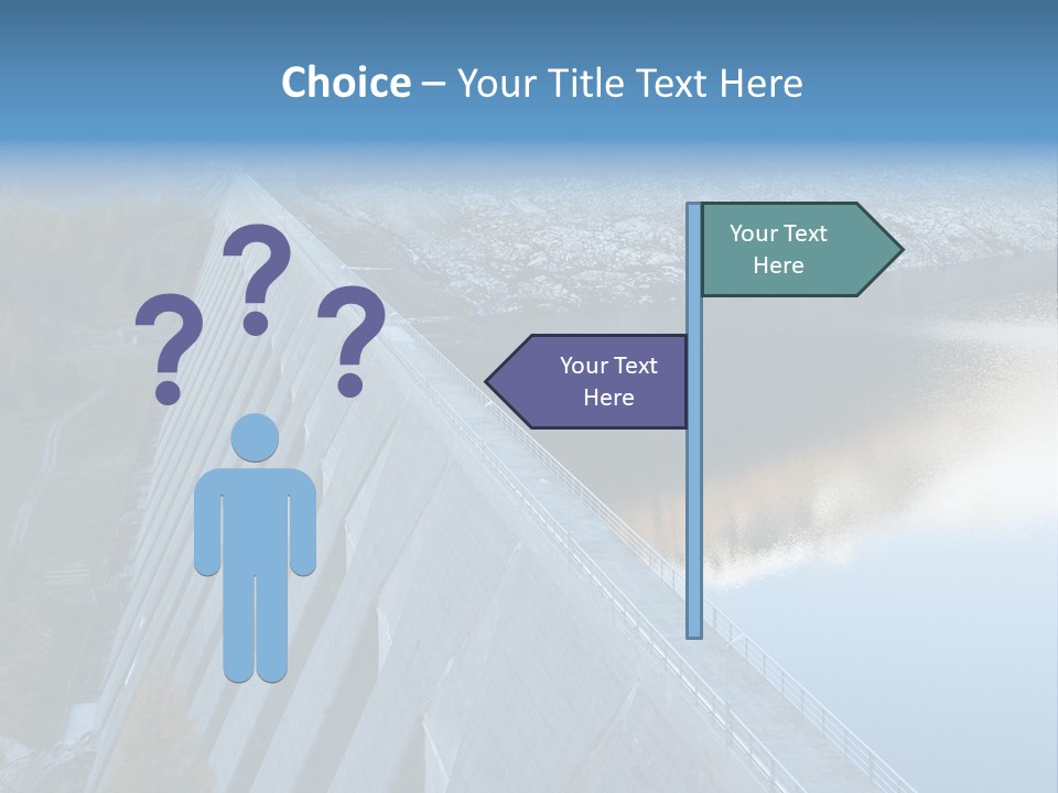 Dam Hydroelectric Autumn PowerPoint Template