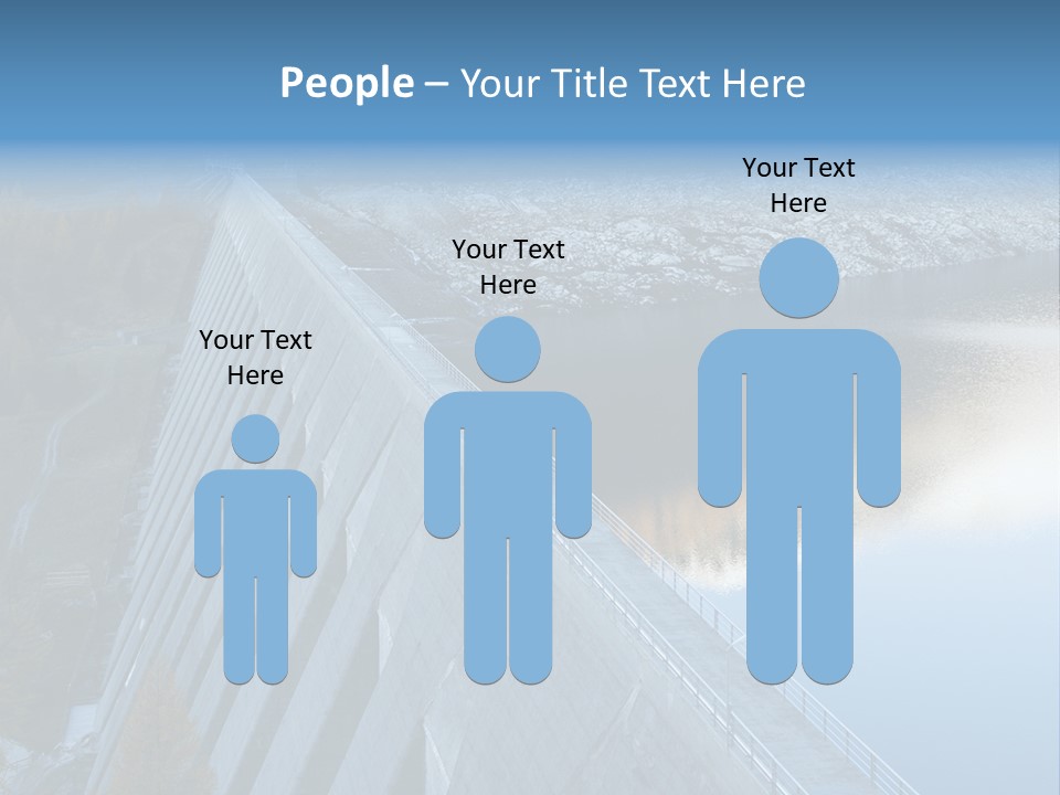 Dam Hydroelectric Autumn PowerPoint Template