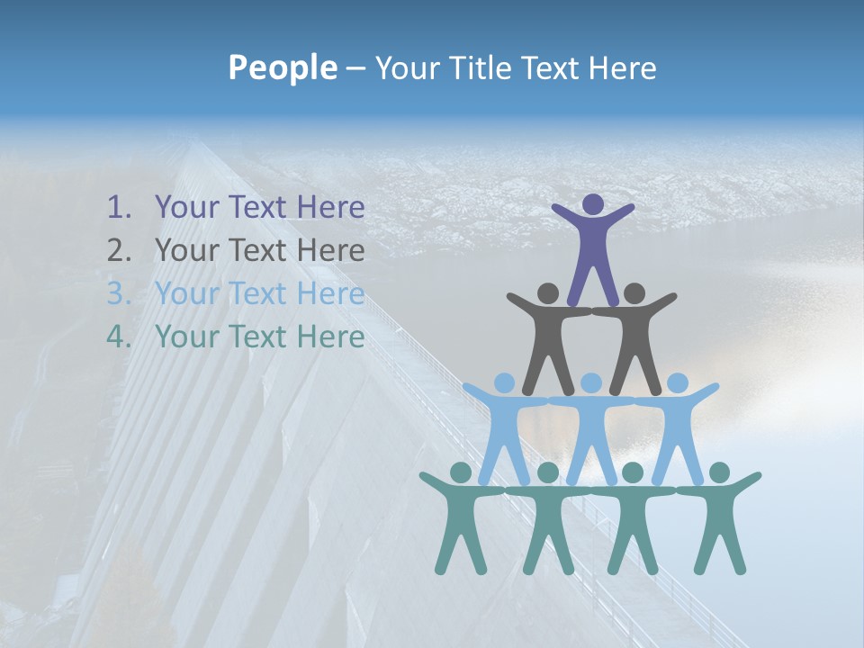 Dam Hydroelectric Autumn PowerPoint Template