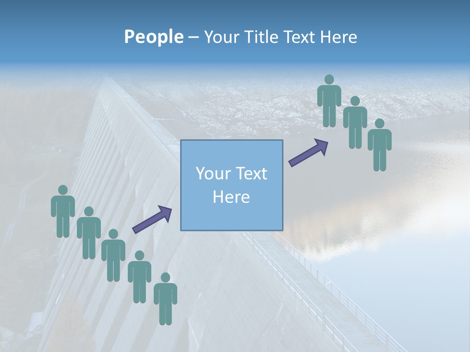 Dam Hydroelectric Autumn PowerPoint Template