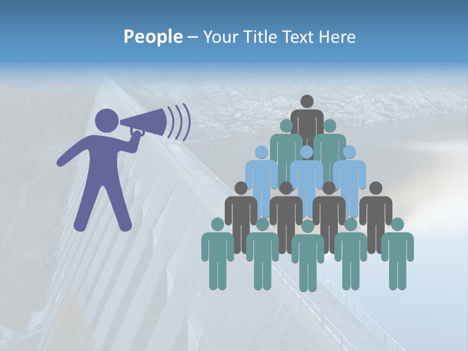 Dam Hydroelectric Autumn PowerPoint Template