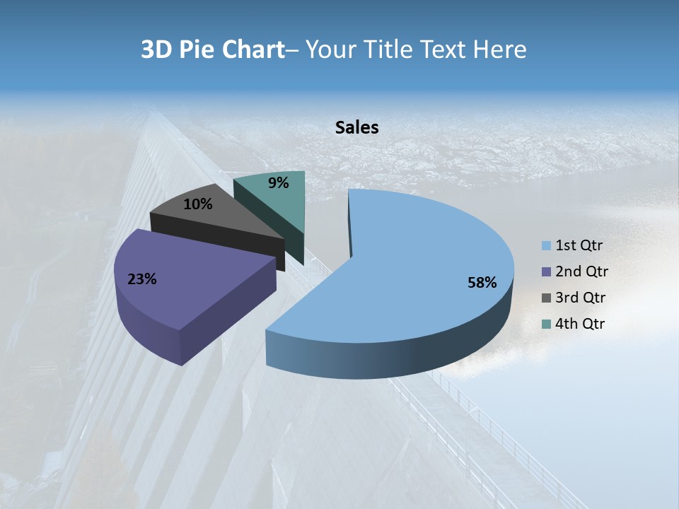 Dam Hydroelectric Autumn PowerPoint Template