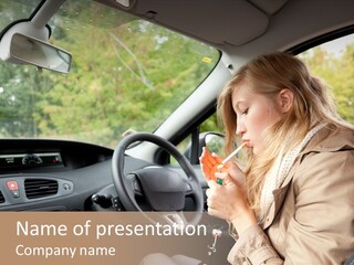 Seat Transport Young PowerPoint Template