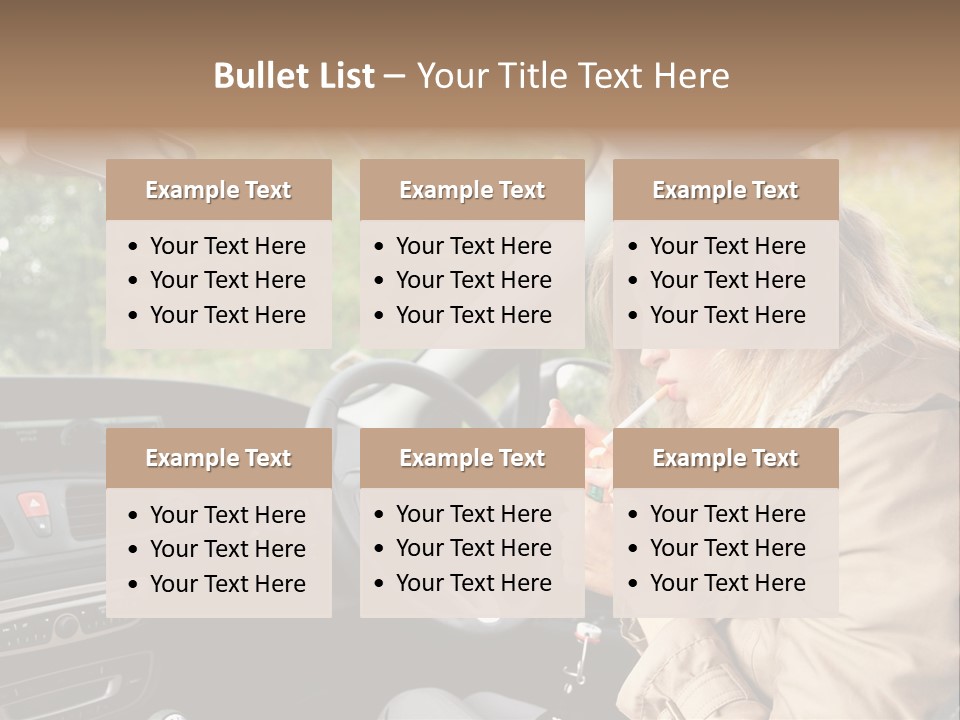 Seat Transport Young PowerPoint Template