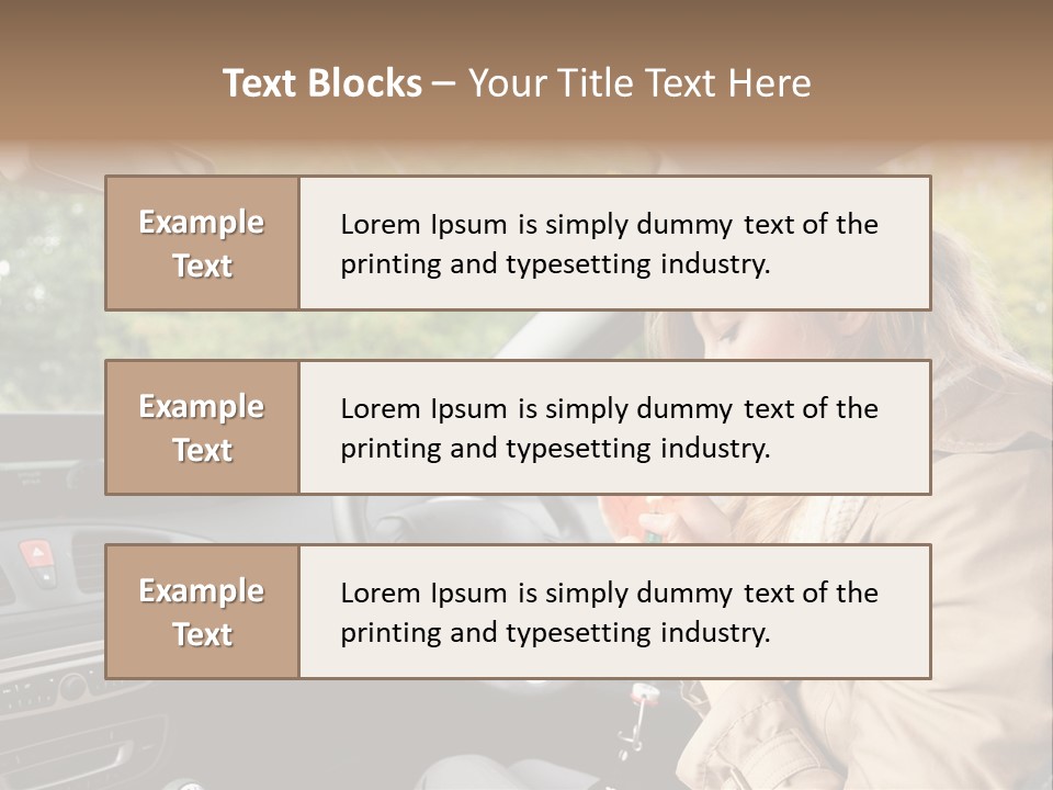 Seat Transport Young PowerPoint Template