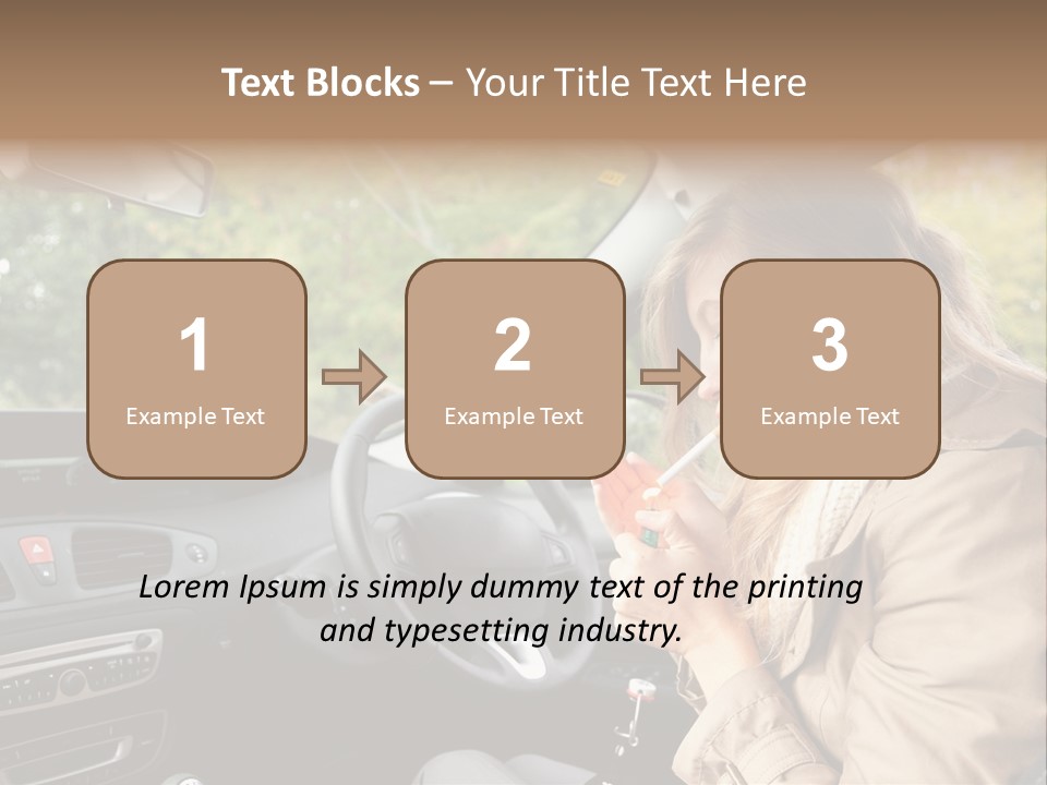 Seat Transport Young PowerPoint Template