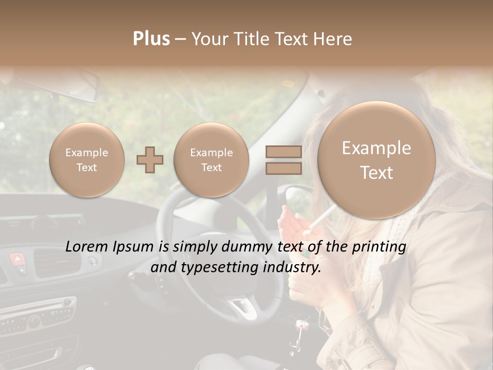 Seat Transport Young PowerPoint Template