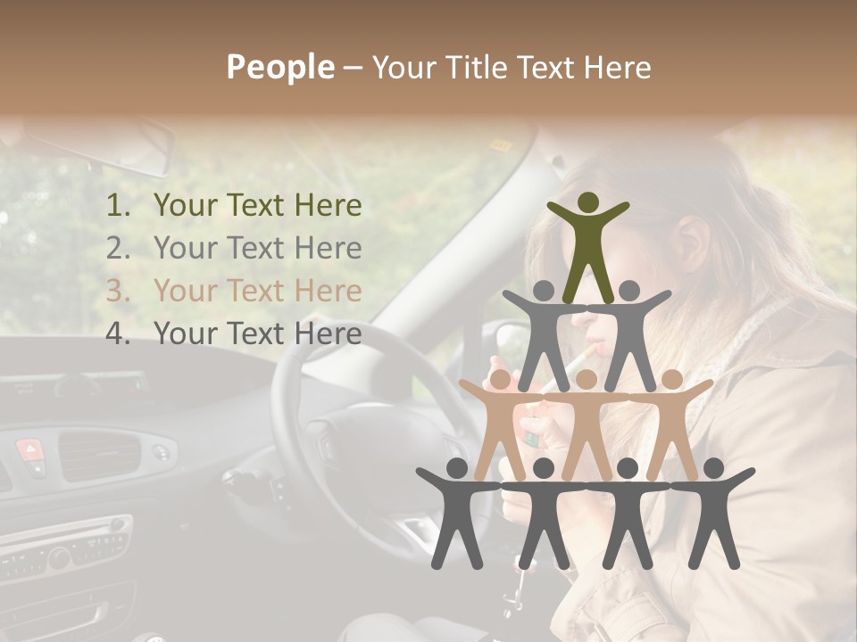 Seat Transport Young PowerPoint Template