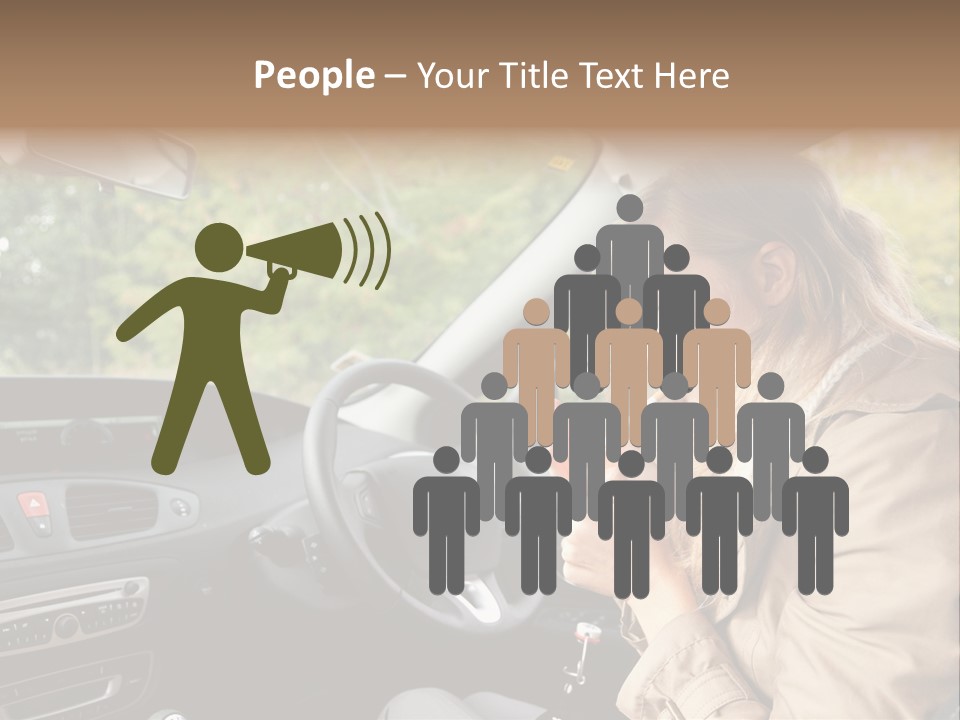 Seat Transport Young PowerPoint Template