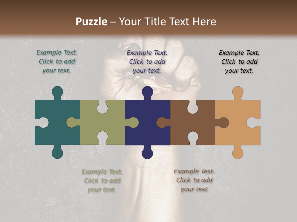 Arm Conflict Communism PowerPoint Template