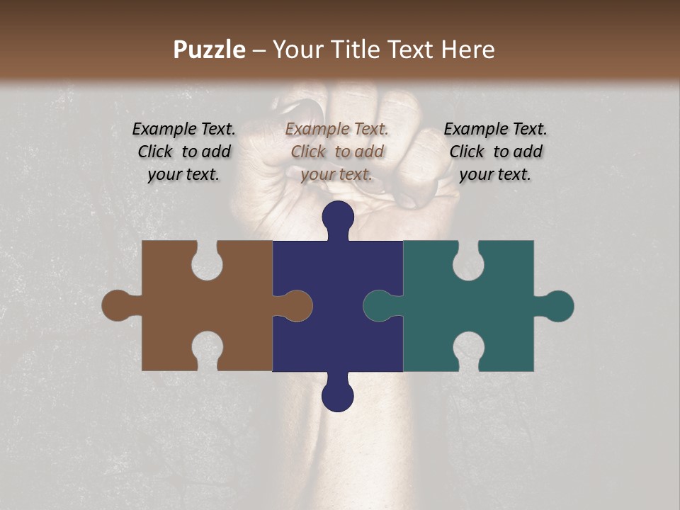 Arm Conflict Communism PowerPoint Template