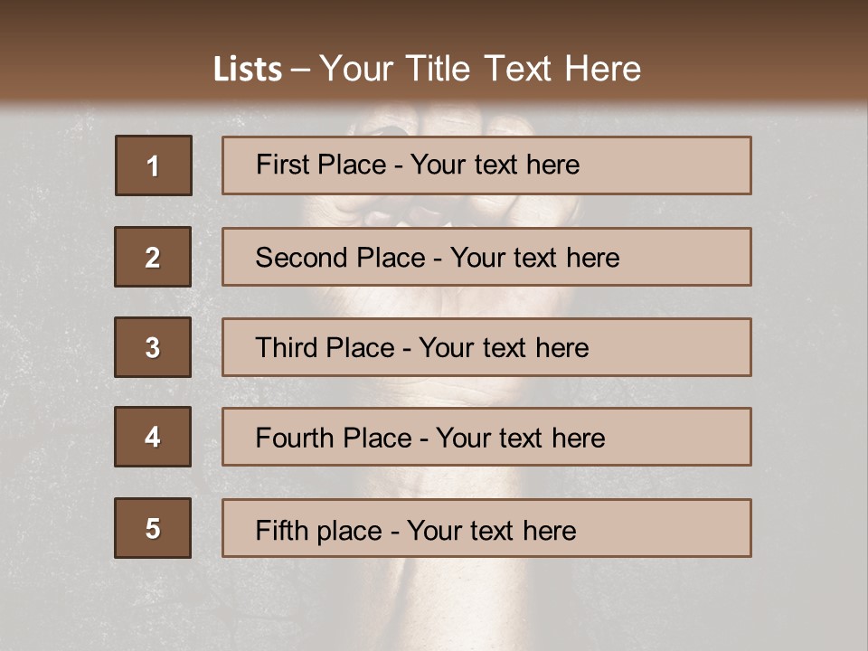 Arm Conflict Communism PowerPoint Template